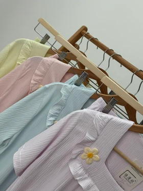 ست لباس راحتی بلوز و شلوارک کد 102