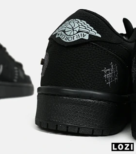 کفش کتانی مردانه و زنانه مشکی نایک NIKE jordan Vodoo