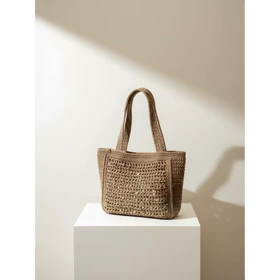 کیف و کلاه دست باف توری ،پولکی