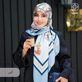 روسری ابریشم کجراه ارغوان