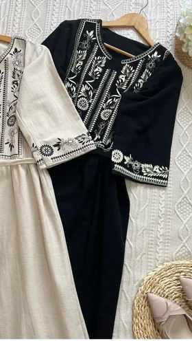 پیراهن لینن آنیسا