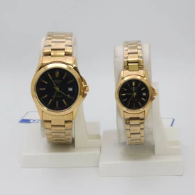 ساعت مچی ست مردانه و زنانه کاسیو Casio 1183 تمام استیل با ماندگاری رنگ بالا