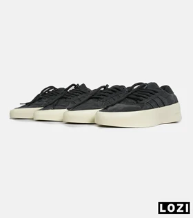 کفش کتانی مردانه مشکی کرم ADIDAS X Fear of God Athletics ’86 Lo Clay
