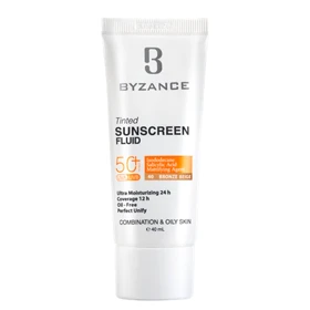 ضد آفتاب رنگی SPF 50 پوست چرب بیزانس شماره 40 40 میل