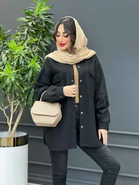 پالتو دو جیب پشت ریش