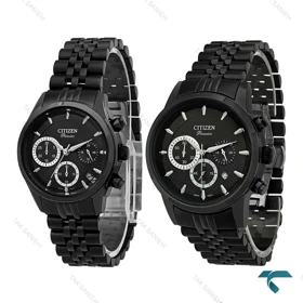 ساعت ست سیتیزن Prime سه موتوره تمام مشکی Citizen-7823-S