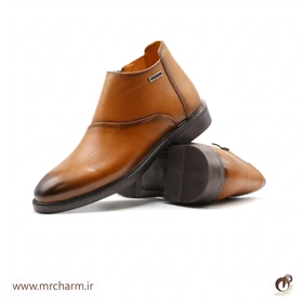 کفش چرم ساق‌دار مردانه mrc1122-02