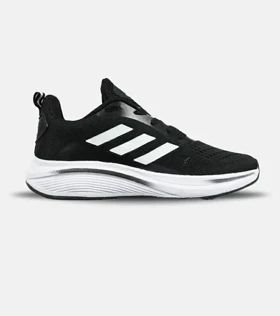 کفش کتانی مردانه و زنانه مشکی سفید ADIDAS BONCE مدل 7468