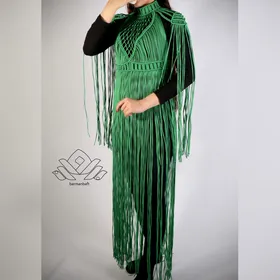 پیراهن مکرومه مدل راشل