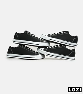 کفش کتانی مردانه و زنانه مشکی سفید All STAR