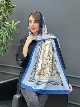 شال طرح زنجیر و حلقه