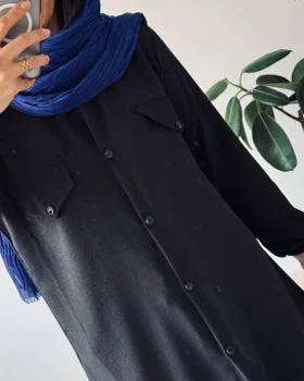 مانتو مشکی شایلی