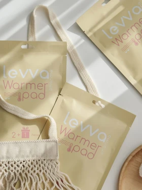 پد گرم کننده و تسکین دهنده درد 2 عددی 1 عدد هدیه لیوا فارما Levva Pharma