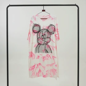 پیراهن میکی (صورتی)