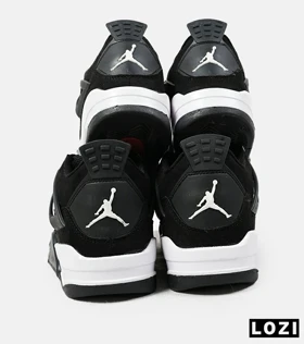 کفش کتانی ساق‌دار مردانه مشکی Nike air jordan 4