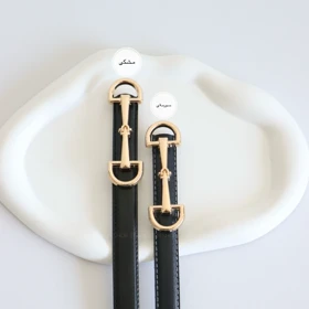 کمربند چرمی مات زنانه مدلbe7044