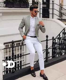شلوار جین سفید مردانه کد W698tt