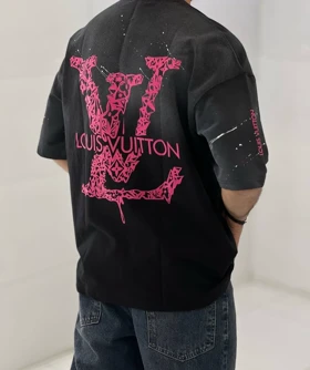 تی‌شرت lv نخ‌پنبه
