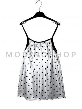 پیراهن ساتن طرح خالدار 251