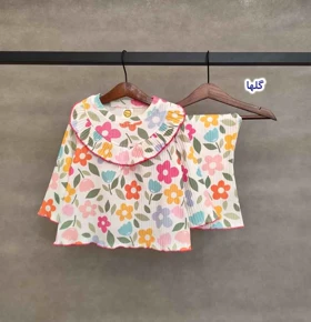 بلوز شلوار ریلی دخترانه