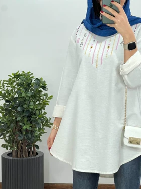 مانتو جلو گلدوزی رعنا 3