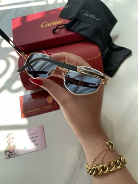 عینک آفتابی فریم فلزی Cartier