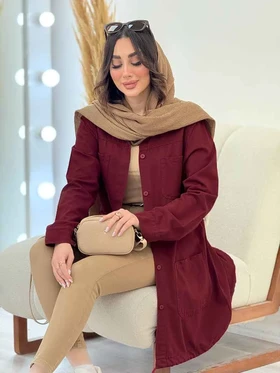 مانتو چهار جیب پایین بندی