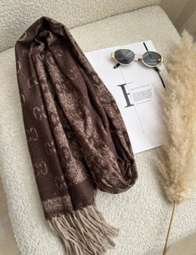 شال وارداتی دو رنگ موهر گوچی کد 400