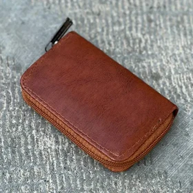 جا کارتی چرمی دور زیپ چرمی MSN14-54