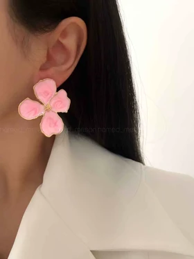 گوشواره گل میناکاری