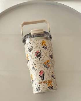 تراول ماگ 600 میل گل‌دار سیتارایوری _ SITARAYURI