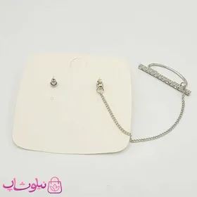 گوشواره دخترانه نامتقارن آویزدار