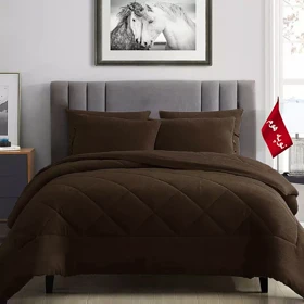 روتختی مینیمال کتان مخمل طرح لوزی