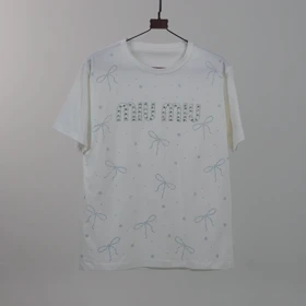 تیشرت میو میو پاپیون (سفید)