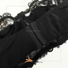ست جلوبلند دکلته فنردار برند نوشه پوش