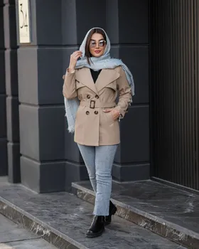 بارانی مدل آستر دار کلاهدار کد 771