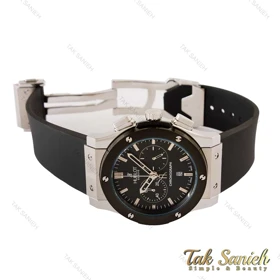 ساعت هابلوت مردانه سیلور مشکی سه موتوره Hublot-4161-G