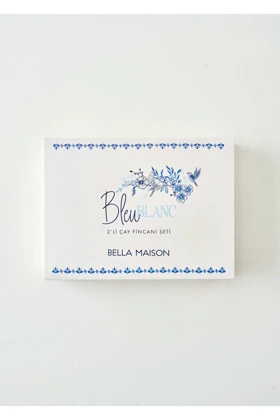 ست فنجان چای دو نفره Bella Maison مدل Bleu Blanc - آبی