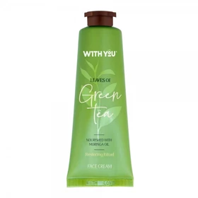 کرم صورت طبیعی حاوی عصاره چای سبز و روغن مورینگا ویت یو