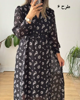 پیراهن حریر گلشید 1