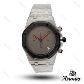 ساعت اودمار پیگه Audemars Piguet مردانه gunmetal سیلور صفحه خاکستری مدل m-10607