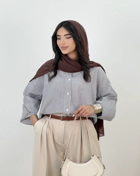 شومیز راه راه مهتا(2) کد:5146