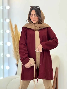 مانتو چهار جیب پایین بندی