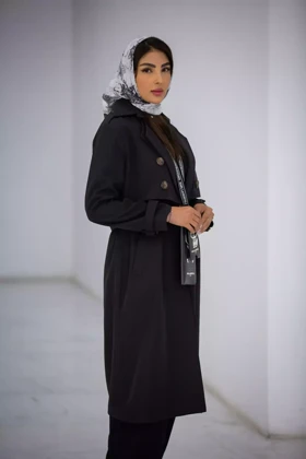 مانتو بارانی بلند 6 دکمه