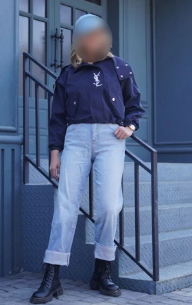 بارانی زنانه آستردار طرح YSL