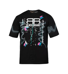 تیشرت Balenciaga یقه گرد مردانه مشکی