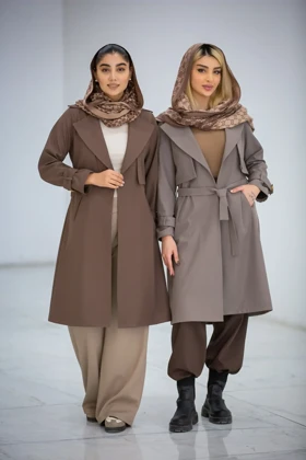 بارانی سانتانا ژیله دار پشت پیلی