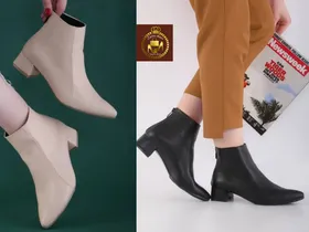 نیم بوت مجلسی زنانه پاشنه‌دار الیزه