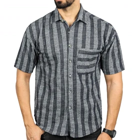 پیراهن آستین کوتاه بوکله مدل 61119117