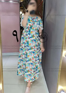 پیراهن یقه چتری